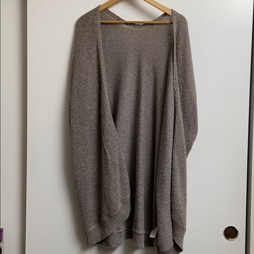 Baggy sweater cardigan